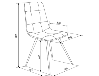 Кресло Бюрократ CH-K1 св.серый Holland 09 металл черный на ножках (CH-K1_1/HL09)
