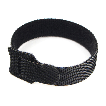 Хомуты-липучки Velcro VT-145x11BK  145x11 мм, 12 шт., черные