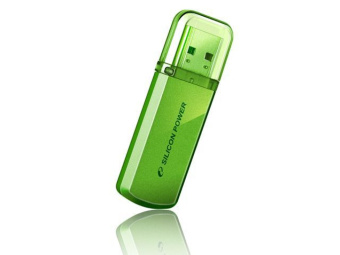 Флешка .64Gb Silicon Power Helios 101 USB зеленый