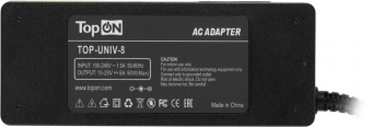 Блок питания для ноутбука TopON 102926 90W 15V-20V 8-connectors 6A от бытовой электросети