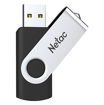 Флешка 4Gb Netac U505 USB2.0 металлическая поворотная крышка