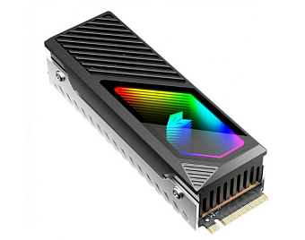 Радиатор COOLMOON M.2 SSD ARGB, активное охлаждение