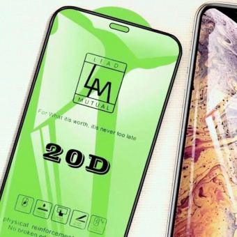Защитное стекло для смартфона Apple iPhone 13 Pro Max 6.7" Glass Full Screen 2.5D (20D) черное