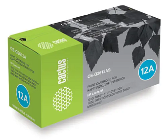 Картридж лазерный Cactus CS-Q2612AS для HP LJ 1010/1012/1015/1018/1020/1020