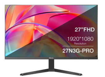 Монитор 27" Hisense 27N3G-PRO (IPS 1920x1080 5ms 100Hz DP HDMI VGA) черный