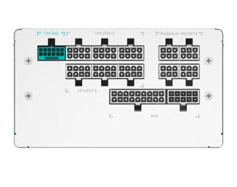Блок питания 1200W Deepcool GamerStorm PQ1200G 120mm 80+ Gold White