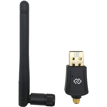Сетевая карта USB2.0 Digma DWA-AC600E AC600, 1 антенна