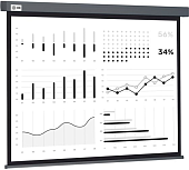 Экран для проектора Cactus 180x180см Wallscreen CS-PSW-180X180-SG 1:1 настенно-потолочный рулонный серый