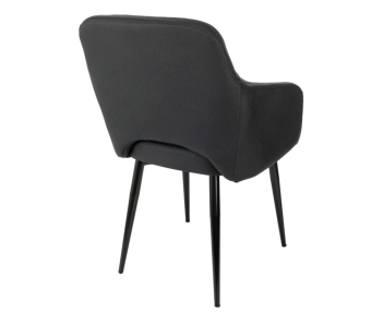 Кресло Бюрократ CH-380F черный экокожа на ножках металл