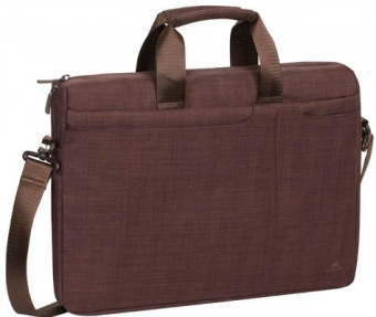 Сумка для ноутбука 15" Riva 8335 полиэстер, коричневый