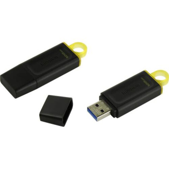 Флешка 128Gb Kingston Exodia DTX/128GB USB3.1 black-yellow