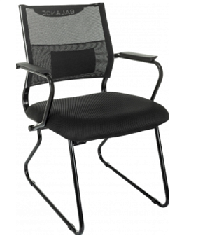 Кресло Бюрократ CH Balance-Av черный Elastic-102 TW-11 сетка/ткань полозья металл черный