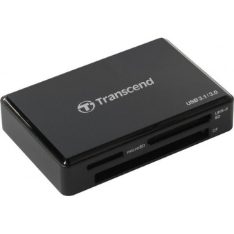 Внешний картридер USB3.0 Transcend TS-RDF9K2 microSD/SD/SDHC/CF, черный