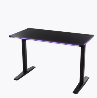 Стол компьютерный KNIGHT TABLE G RGB (Подъемный механизм 75-120 см, RGB-подсветка, стальной каркас)