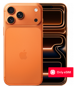Смартфон Apple iPhone 17 Pro  256Gb Cosmic Orange eSim (оранжевый) (без RuStore)