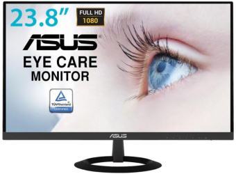 Монитор 23.8" Asus VZ249HE (IPS,  ASUS Eye Care, 1920x1080, 5ms, 60Гц, VGA, HDMI) Black