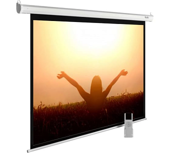 Экран для проектора Cactus 165x220см MotoExpert CS-PSME-220x165-WT 4:3 настенно-потолочный рулонный 