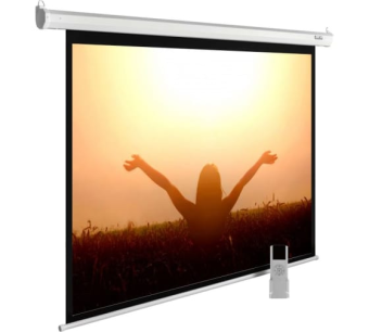 Экран для проектора Cactus 165x220см MotoExpert CS-PSME-220x165-WT 4:3 настенно-потолочный рулонный 