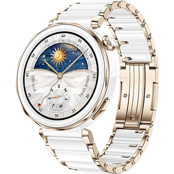 Смарт-часы Huawei Watch GT 5 Pro White Ceramic Strap (белый)
