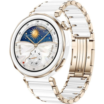 Смарт-часы Huawei Watch GT 5 Pro White Ceramic Strap (белый)