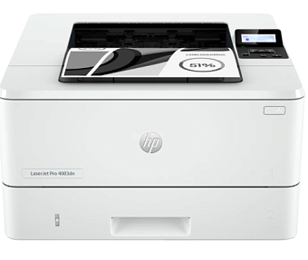 Принтер HP LaserJet Pro 4003dn (A4, 40 стр/мин, Duplex, USB, LAN) белый