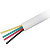 Кабель телефонный 4-х жильный (100м) белый
