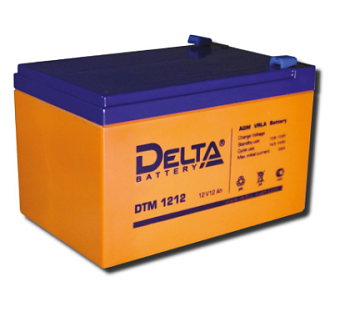 Аккумулятор для ИБП 12V, 12.0Ah, Delta DTM 1212
