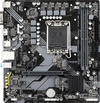 Материнская плата Socket-1700 Gigabyte B760M H DDR4 (B760) 2*DDR4 HDMI VGA mATX