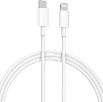 Кабель USB-C < - > Lightning, 1.0м, Xiaomi Mi Lightning White