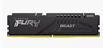Модуль памяти DDR5 16Gb 5600MHz Kingston FURY Beast Black RGB XMP CL40