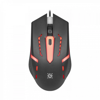Мышь проводная Defender Flash MB-600L 7цветов 4 кнопки 800-1200dpi Black