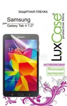 Защитная пленка для планшета Samsung Galaxy Tab4 (7"), LuxCase антибликовая