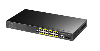 Коммутатор 16 port Cudy GS2018PS2-200W 1000Мбит/с 16*PoE 4*SFP
