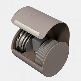 Беспроводное зарядное устройство Magssory Signature Disc Pro 3 в 1 для Apple Qi2 Titan