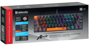 Клавиатура проводная Defender Apex GK-002 Black