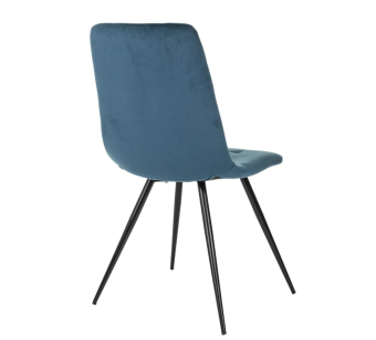 Кресло Бюрократ CH-K1_4 комплект 4шт синий Holland 58 металл черный на ножках