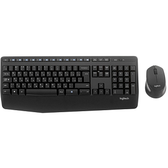 Комплект беспроводной (клавиатура+мышь) Logitech MK345 Wireless Combo USB черный