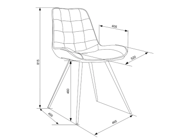 Кресло Бюрократ CH-K2 св.коричневый Holland 65 металл черный на ножках