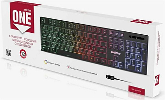 Клавиатура проводная Smartbuy ONE 240 USB черный