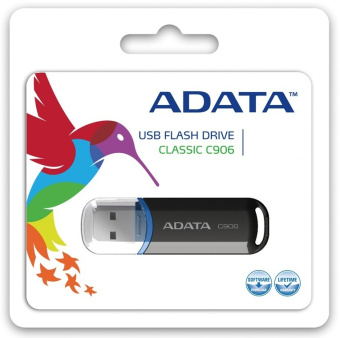 Флешка 32Gb ADATA [C906] USB black
