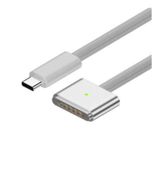 Кабель питания USB-C to MagSafe 3, KS-is 3.0m, белый