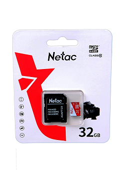 Карта памяти microSD 32Gb Netac P500 Eco Class 10, без SD адаптера