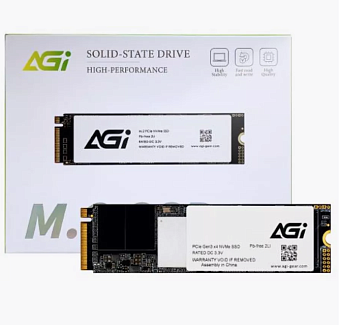 Накопитель SSD M.2 1Tb AGI AI298 Series (PCI-E 3.0 x4, 2590/2050 Мбайт/сек)
