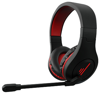 Наушники проводные Oklick GMNG HS-L325G (мониторные закрытые, 20-20 000 Гц, 100дБ, 2.2м) black-red