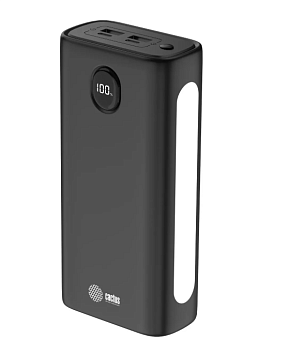 Внешний аккумулятор 30000 mAh_ Cactus CS-PBFSJA-30000 черный