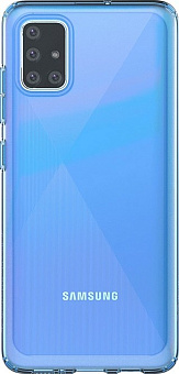 Чехол для смартфона Samsung Galaxy A51 - Araree A Cover Original прозрачно-синий