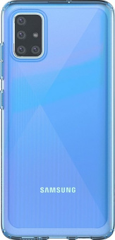 Чехол для смартфона Samsung Galaxy A51 - Araree A Cover Original прозрачно-синий