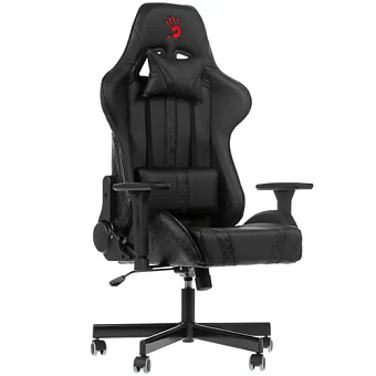 Кресло A4Tech Bloody GC-600 эко.кожа, крестов. металл, черный