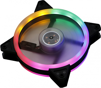 Вентилятор для корпуса 120mm Digma DFAN-FRGB3 3-pin Molex черный