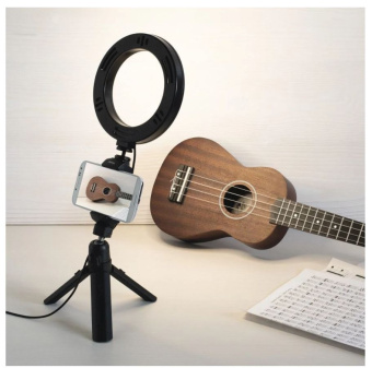 Кольцевой осветитель Hama SpotLight Work Area 67, 48 LED, 17см, bluetooth